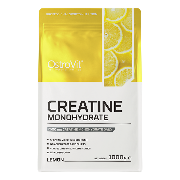 Креатин OstroVit Creatine Monohydrate 1000 г лимон 100009 фото